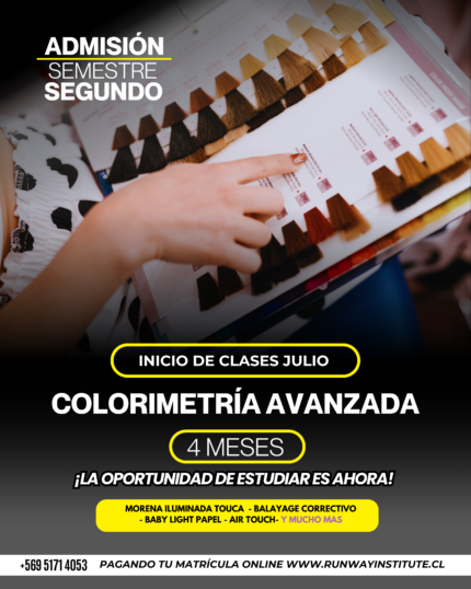 COLORIMETRÍA AVANZADA 4 MESES